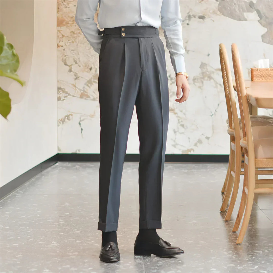 Dursley | Pleated Trousers