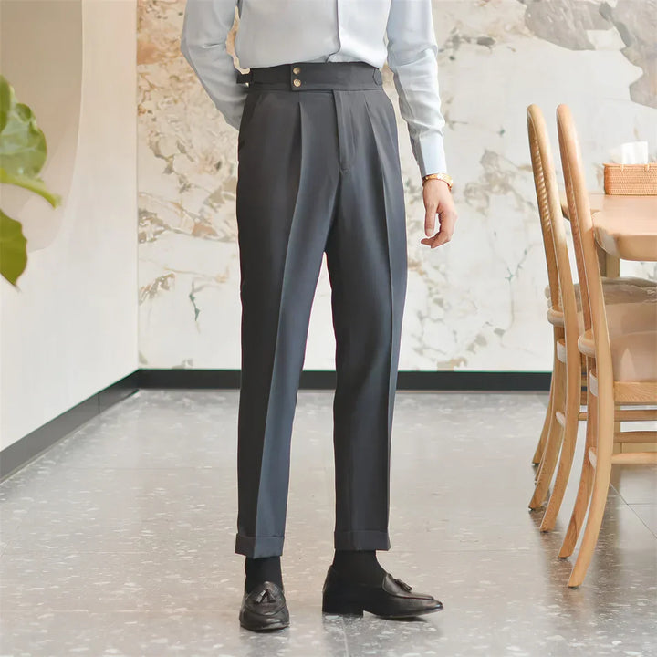 Dursley | Pleated Trousers