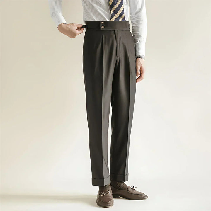 Dursley | Pleated Trousers