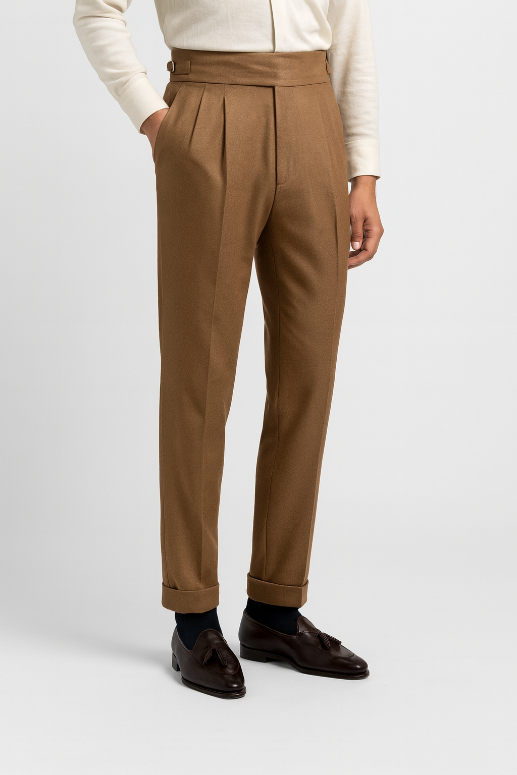Ludlow | Pleated Trousers