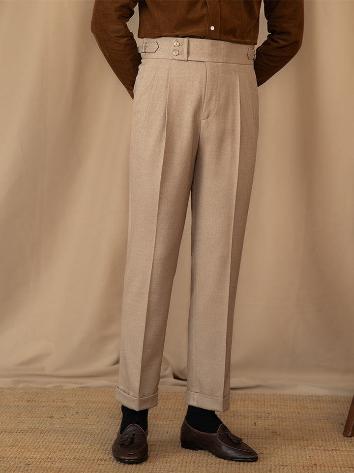 Oakham | Pleated Trousers
